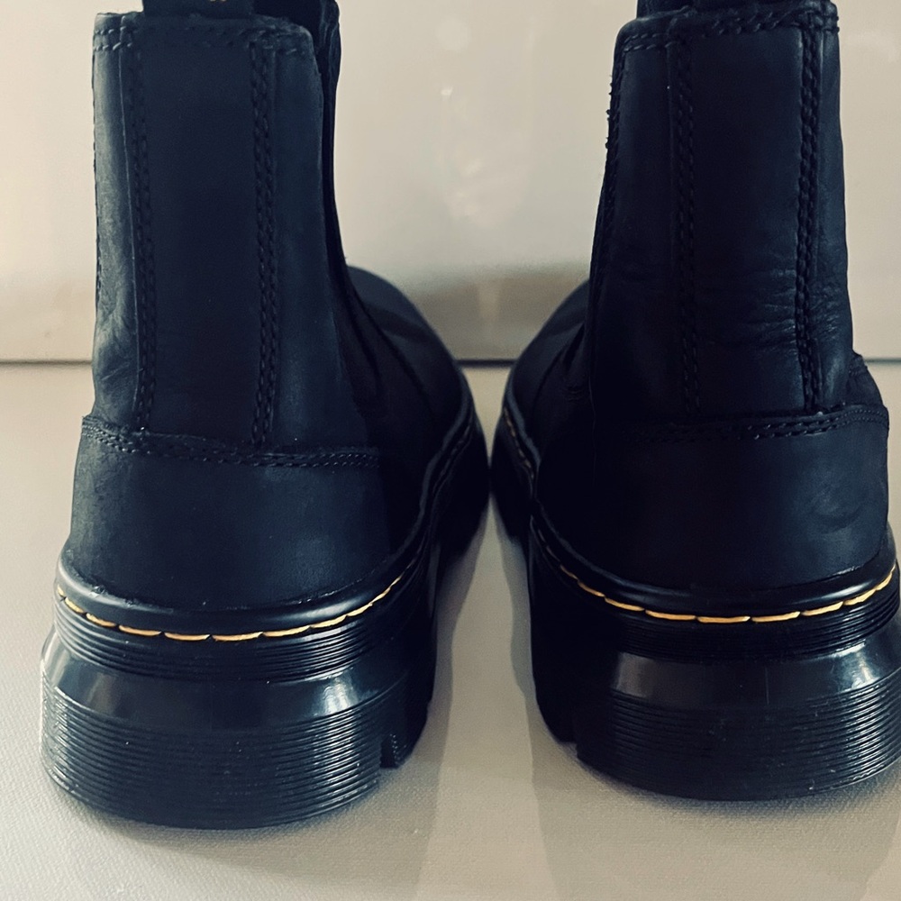 Dr. Martens Black Textured Footwear